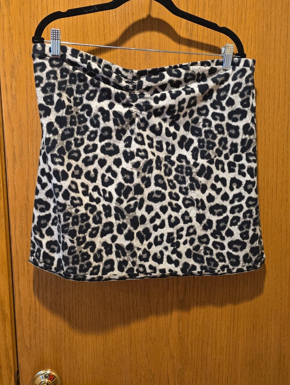 Torrid 2 (2x) Leopard Strapless Top Worn Twice Excellent Condition